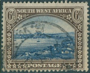 South West Africa 1931 SG79 6d Luderitz Bay FU