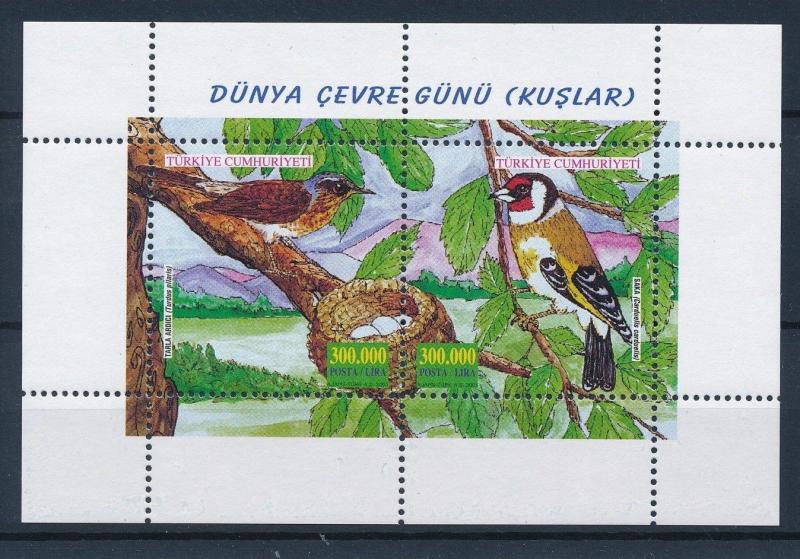 [34675] Turkey 2001 Birds Vögel Oiseaux Ucelli   MNH Sheet