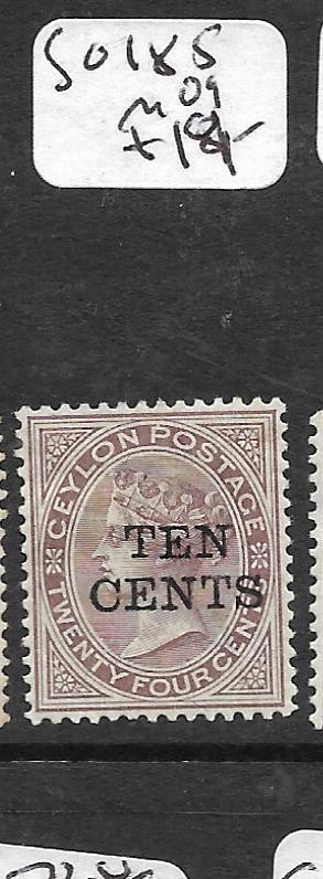 CEYLON (P0302B) QV 10C/24C  SG 185  MOG