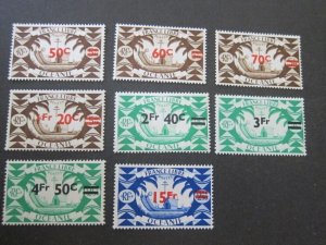 French Polynesia 1946 Sc 152-9 MH