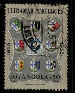 Angola Scott 382 Used coat of Arms stamp