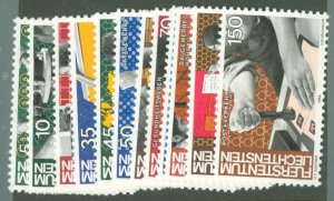 Liechtenstein #787-798 Mint (NH) Single (Complete Set)