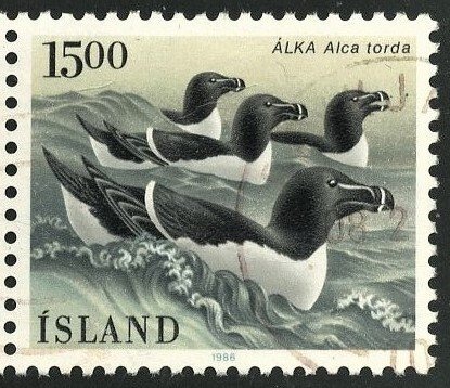 ICELAND #621, USED PAIR - 1986 - ICE625
