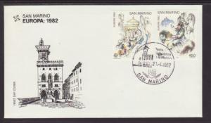 San Marino 1019-1020 Europa U/A FDC