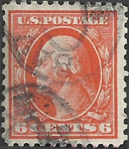 # 506 Used Red Orange George Washington