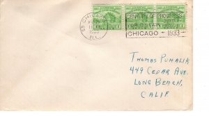 1c CENTURY OF PROGRESS  - CHICAGO, ILL  1933  FDC17555