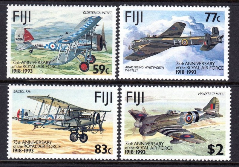 Fiji 1993 Royal Air Force Complete Mint MNH Set SG 873-876