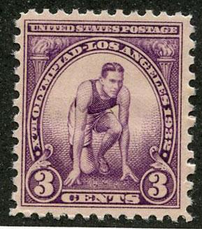 US Scott #718 Mint FVF; Never Hinged