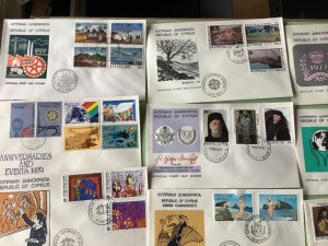 Cyprus first day covers 16 items Ref A1913