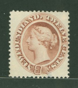 Newfoundland #28 Unused Single