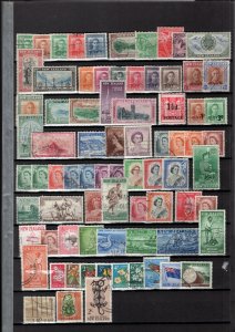 New Zealand GVI-QE Lot 172 Stamps Used or Mint
