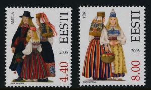 Estonia 524-5 MNH Folk Costumes