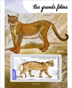 Togo - 2022 Big Cats, Leopon - Stamp Souvenir Sheet - TG220220b2