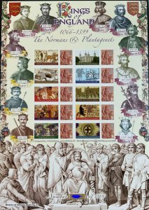 BC-131 History of Britain 15 2009 Kings & queens of england no.246 sheet U/M