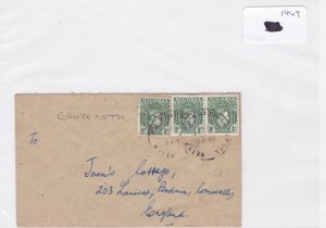 Nigeria 1949 stamps cover Ref 8707