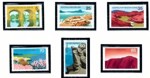 Australia 641-46 MNH 1976 Various Scenes    (ap2943)