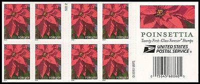 US 4816c Holiday Poinsettia forever booklet 20 S2222 MNH ...