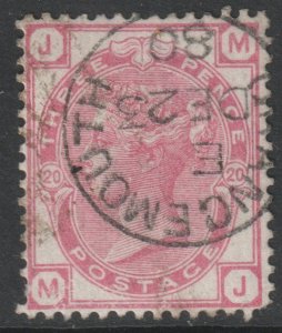 GB Scott 83 - SG158, 1880 Victoria 3d Plate 20 M-J used