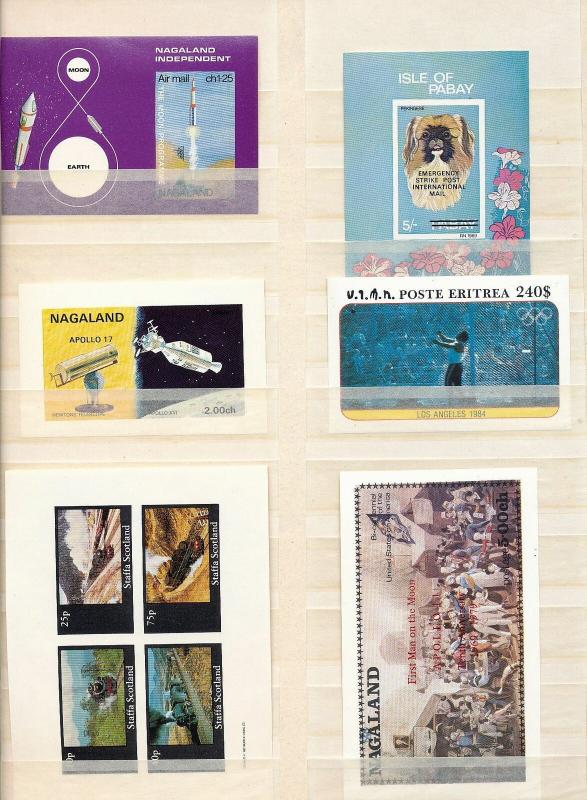 Scotland Staffa Eynhallow Nagaland Apollo Errors +Sheets MNH (40+)(GX 447