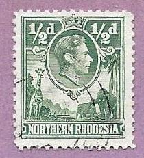 Northern Rhodesia Used Stamp Scott 25 #ca