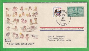 1980 A DAY IN THE LIFE OF A GIRL ROCKWELL COVER