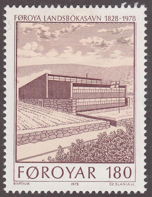 Faroe Islands 40 The New Library 1978