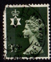 Northern Ireland - #NIMH3 Machin Queen Elizabeth II - Used