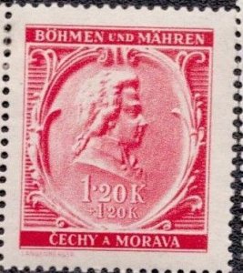 Bohemia and Moravia B7 1941 MH