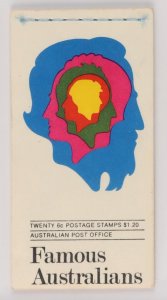 AUSTRALIA 1970 Famous Australians $1.20 booklet N71/1 MNH ** SG SB48. Pfr B136Ee