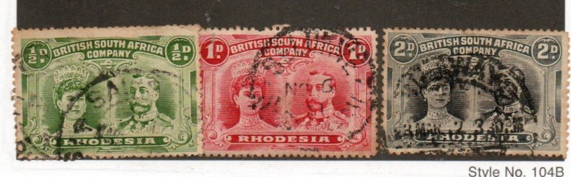 Rhodesia 101-103 Used