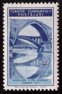 TURKEY Scott 1181 MH* Bridge stamp