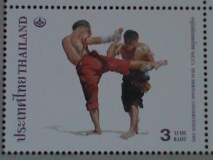 ​THAILAND -20003 SC#2069-72-THAI KICK BOXING -MNH S/S-VF-LAST ONE HARD TO FIND