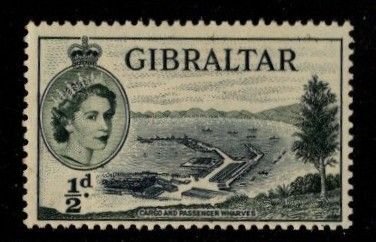 Gibraltar - #132 Wharves - MNH