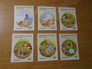 Benin  # 780-85  MNH   Birds