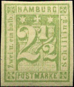 German States, Hamburg Scott #12 Mint