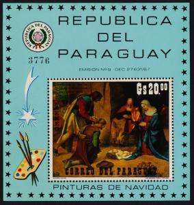 Paraguay 1324 MNH Art, Adoration of the Magi, Giorgione