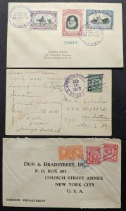 EDW1949SELL : PANAMA Collection of 10 covers & 3 Post cards. Very interesting.