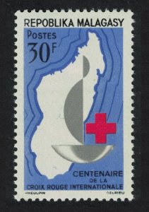 Malagasy Rep. Red Cross Centenary 1963 MNH SG#67