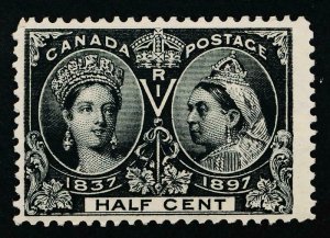 CANADA 50 MINT LH F-VF 1/2c JUBILEE