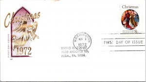 FDC 1972 SC #1444 Farnam Cachet - Washington DC - Single - F78552