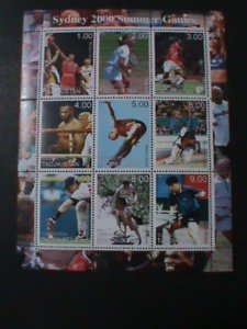 TAJIKISTAN-2000- SYDNEY 2000 SUMMER GAMES MNH SHEET-VF WE SHIP TO WORLDWIDE