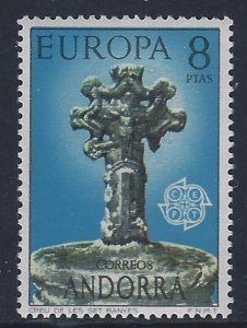 Andorra, Scott #80; 8p Cross, MNH