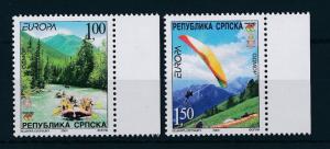 [25125] Bosnia Herzegovina 2004 Sport Wildwater rafting Paragliding MNH