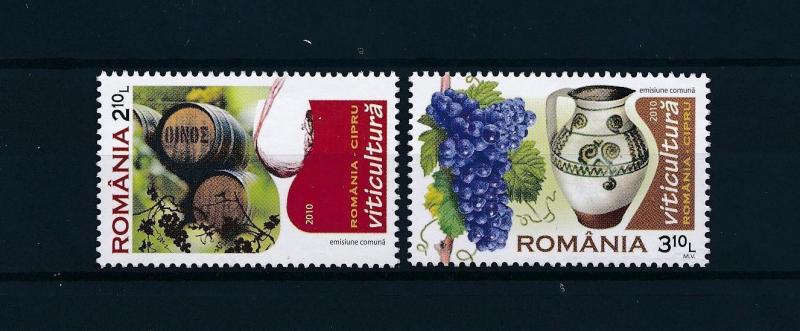 [58490] Romania 2010 Viticulture Wine production Grapes Vin  MNH