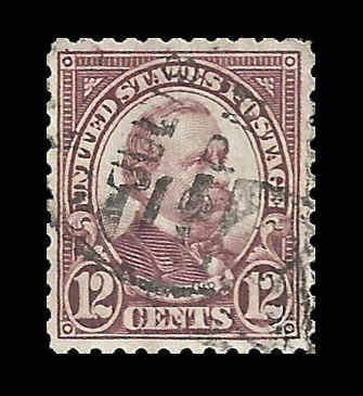 # 693 Used Brown Violet Grover Cleveland XF+