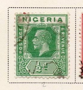 Nigeria 1921-33 Early Issue Fine Used 1/2d. 215299