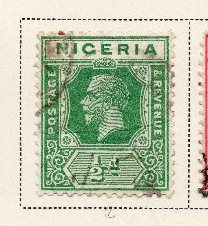 Nigeria 1921-33 Early Issue Fine Used 1/2d. 215299