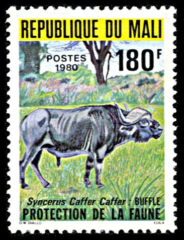 Mali 362, MNH, Cape Buffalo