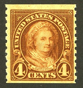 U.S. #601 MINT OG NH