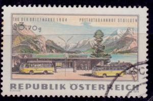 Austria, 1964, Stamp Day, Post Bus Terminal, 3.70sh, sc#B314, used